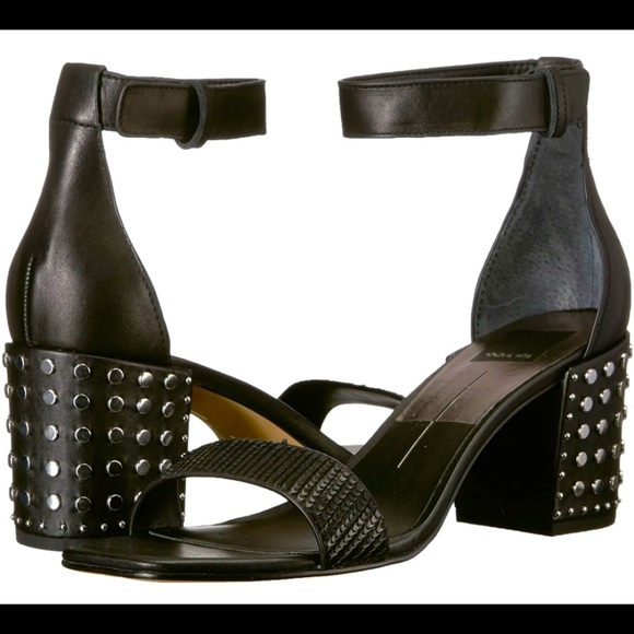 Dolce Vita Women's Dorah Black Heeled Sandal - Picture 3 of 14